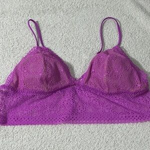 Victoria's Secret Purple Lace Bralette